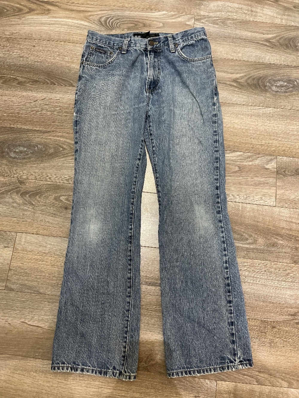 Calvin Klein Jeans Men’s 32 Blue Straight Bootcut Denim Classic Medium Wash